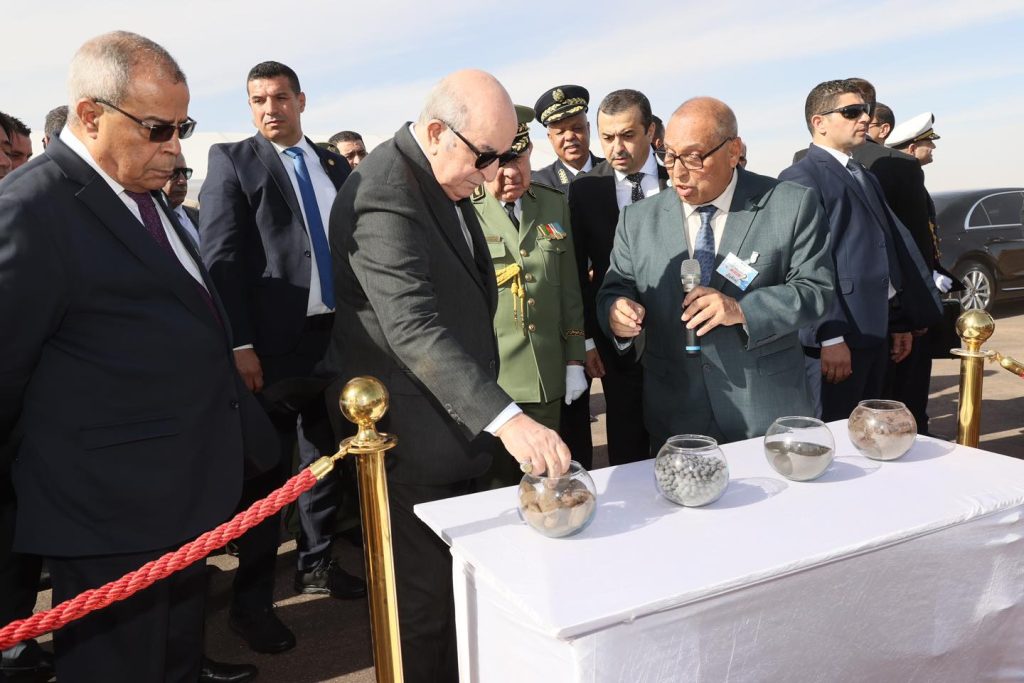 زيارة رئيس الجمهورية عبد المجيد تبون إلى تندوف
