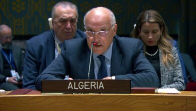 وزير الخارجية أحمد عطاف مجلس الأمن فلسطين