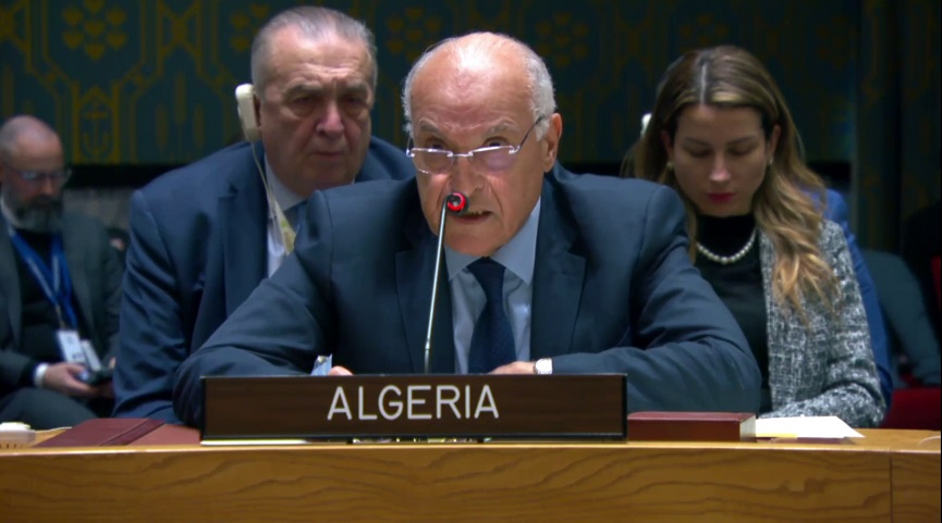 وزير الخارجية أحمد عطاف مجلس الأمن فلسطين