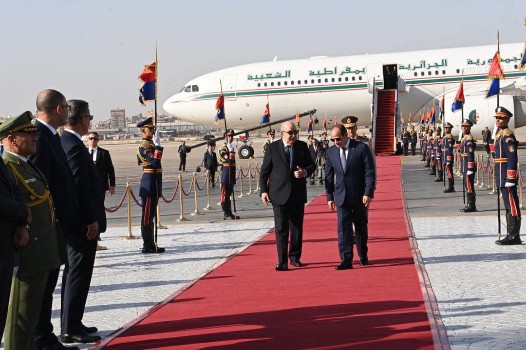 عبد المجيد تبون عبد الفتاح السيسي