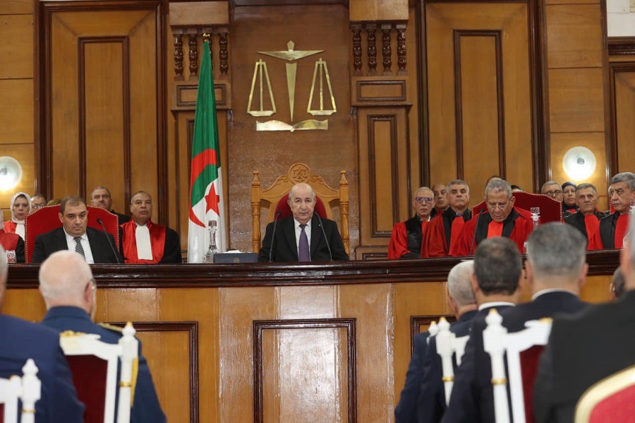 افتتاح السنة القضائية 2024 رئيس الجمهورية