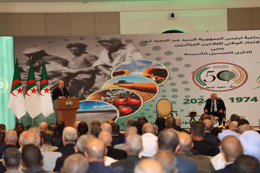 رئيس الجمهورية اتحاد الفلاحين الفلاحة