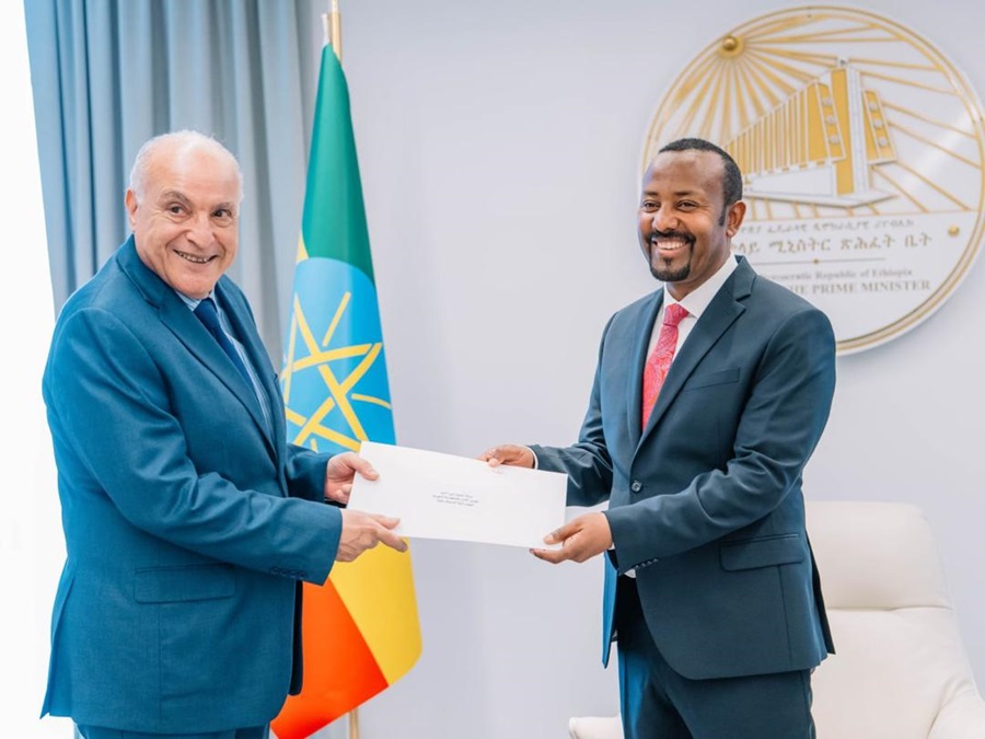 أحمد عطاف الرئيس تبون رسالة خطية إثيوبيا