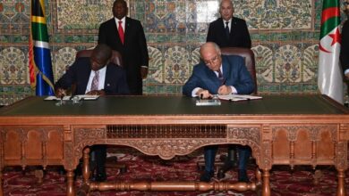 الجزائر جنوب إفريقيا اتفاقيات