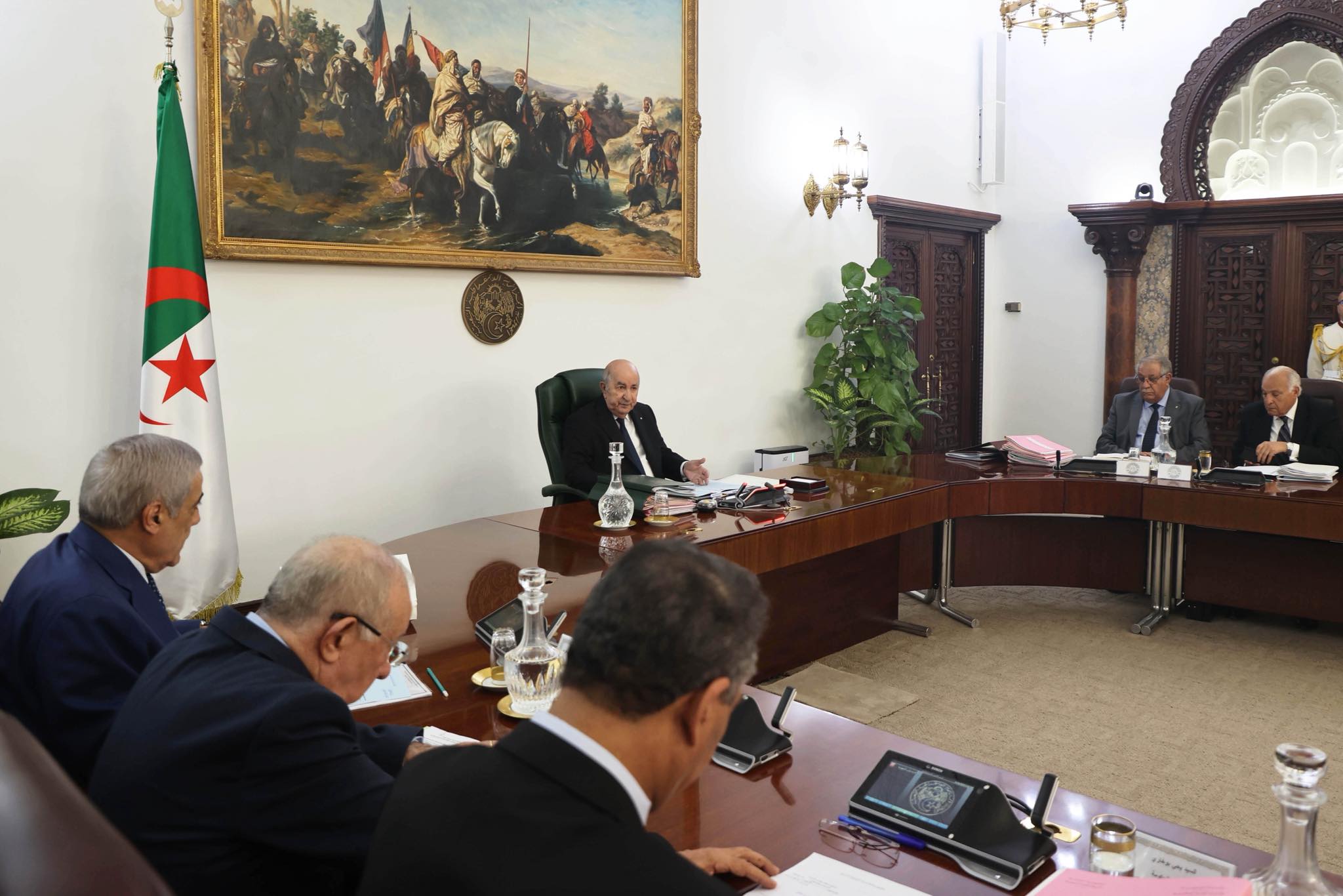 مجلس الوزراء عبد المجيد تبون