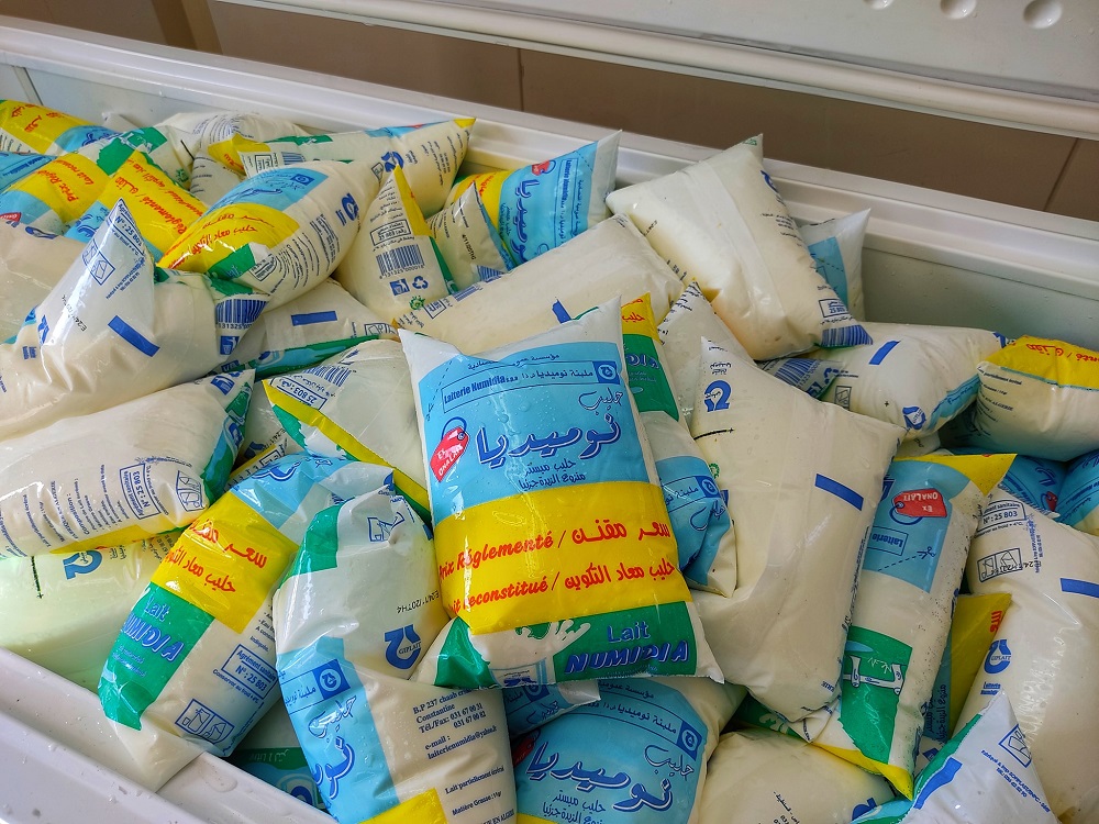 الحليب المدعم