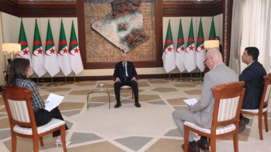 رئيس الجمهورية عبد المجيد تبون اللقاء الإعلامي الدوري