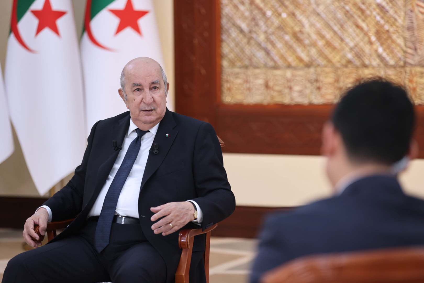 رئيس الجمهورية عبد المجيد تبون اللقاء الإعلامي الدوري