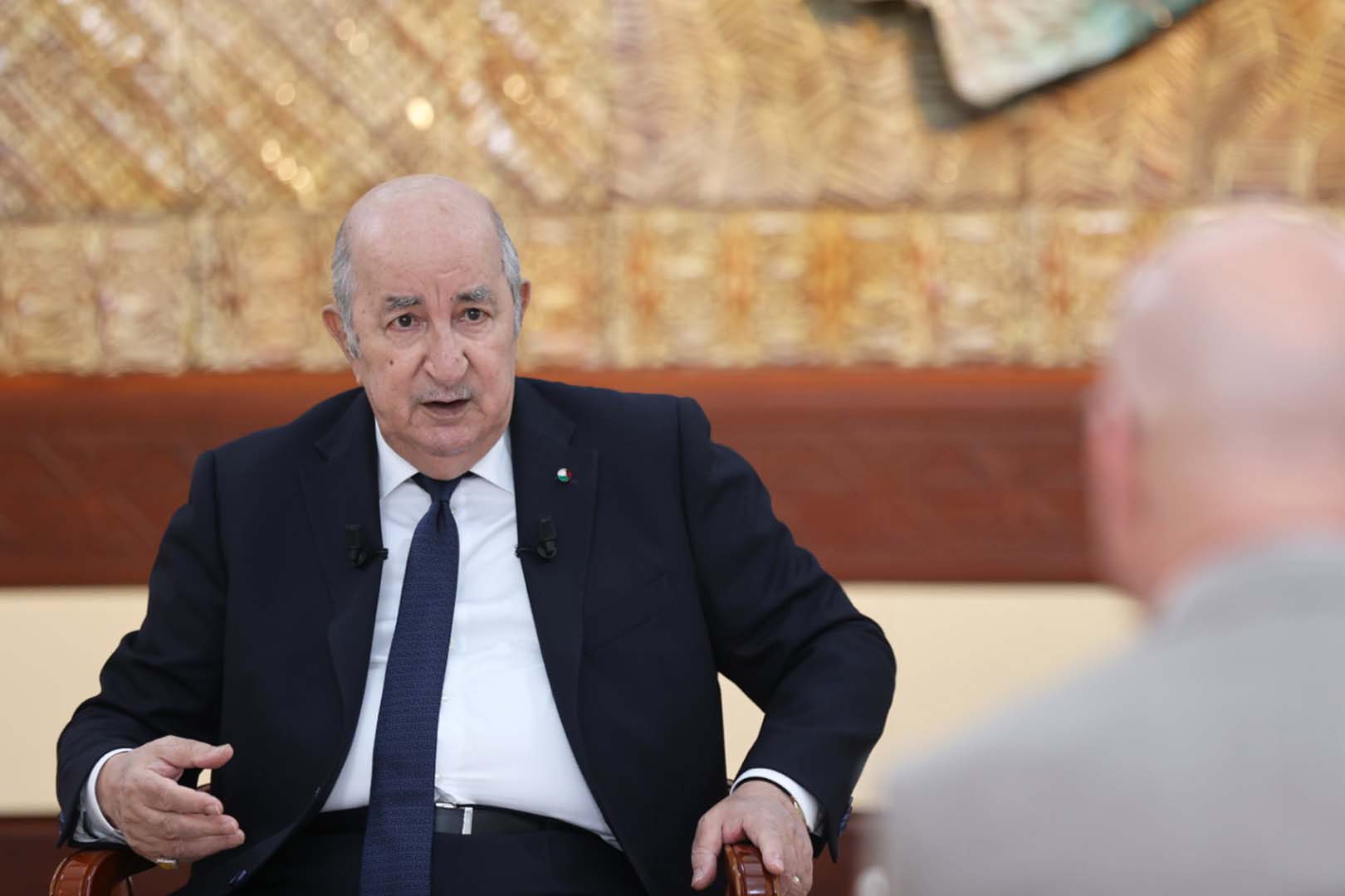 رئيس الجمهورية عبد المجيد تبون اللقاء الإعلامي الدوري