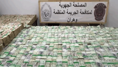 الأمن الوطني حجز أموال وهران