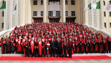 تبون افتتاح السنة القضائية