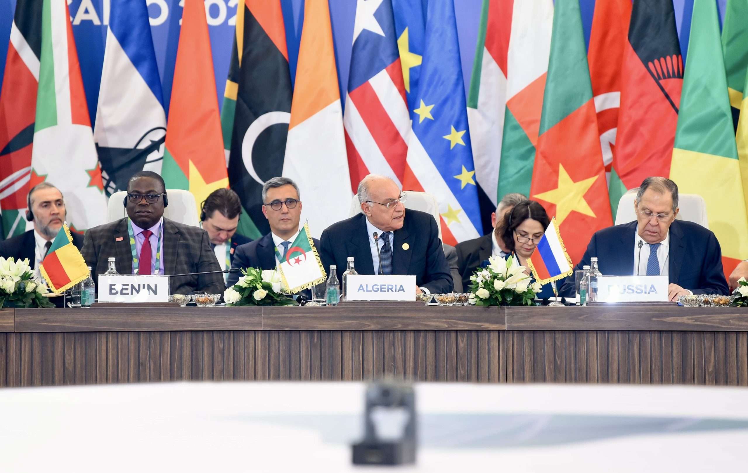 أحمد عطاف وزير الخارجية الشراكة الإفريقية - الروسية 