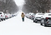 أمريكا العاصفة الشتوية