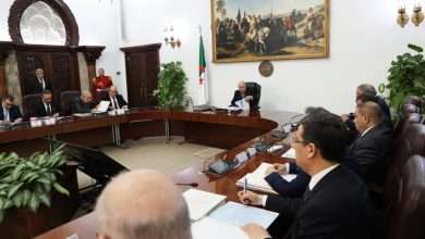 عبد المجيد تبون مجلس الوزراء