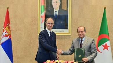 الوزير الأول الجزائر صربيا