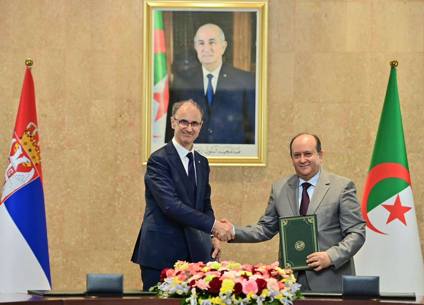 الوزير الأول الجزائر صربيا