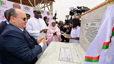 الوزير الأول سيفي غريب النيجر حجر الأساس