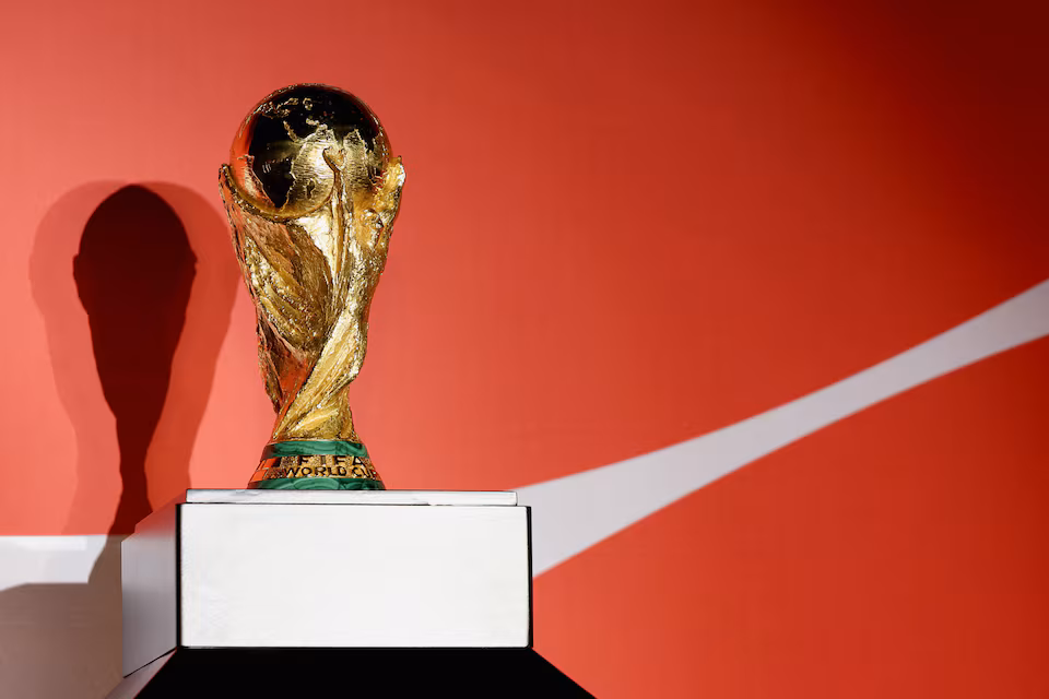 World Cup trophy on display