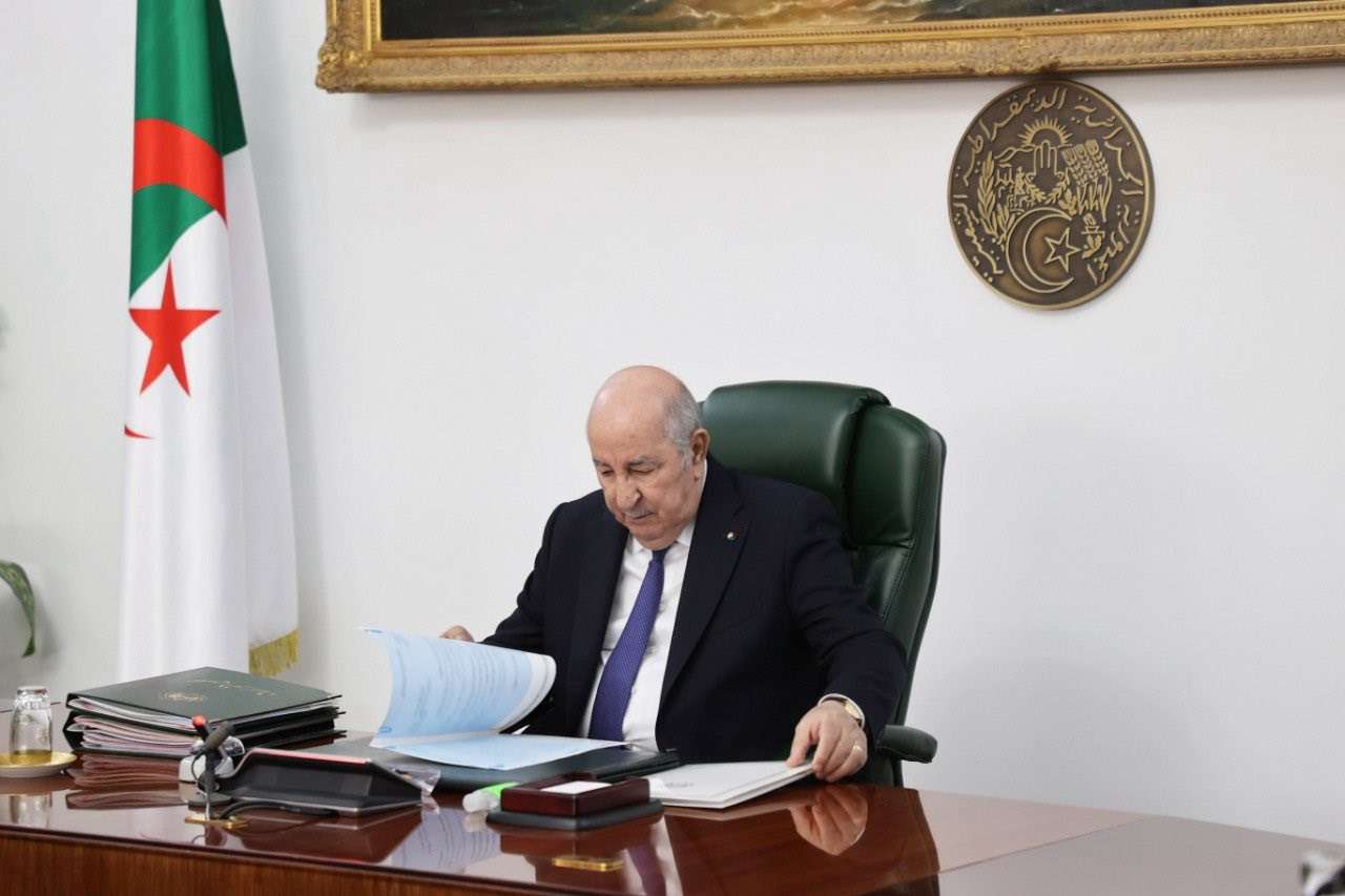 عبد المجيد تبون مجلس الوزراء