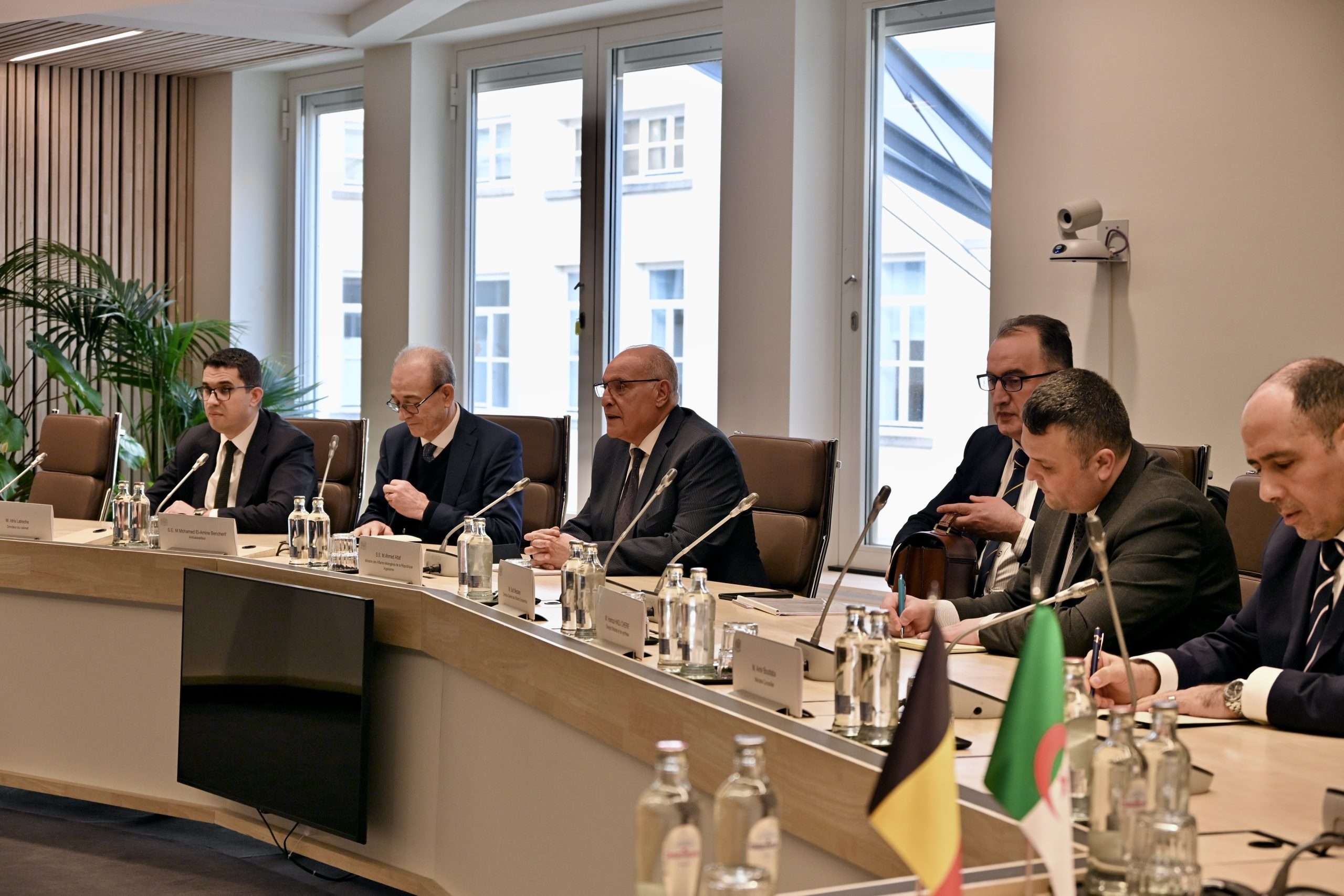 عطاف وزير الخارجية بلجيكا بروكسل