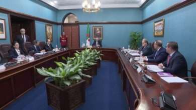 تبون اجتماع عمل التجارة الاستيراد