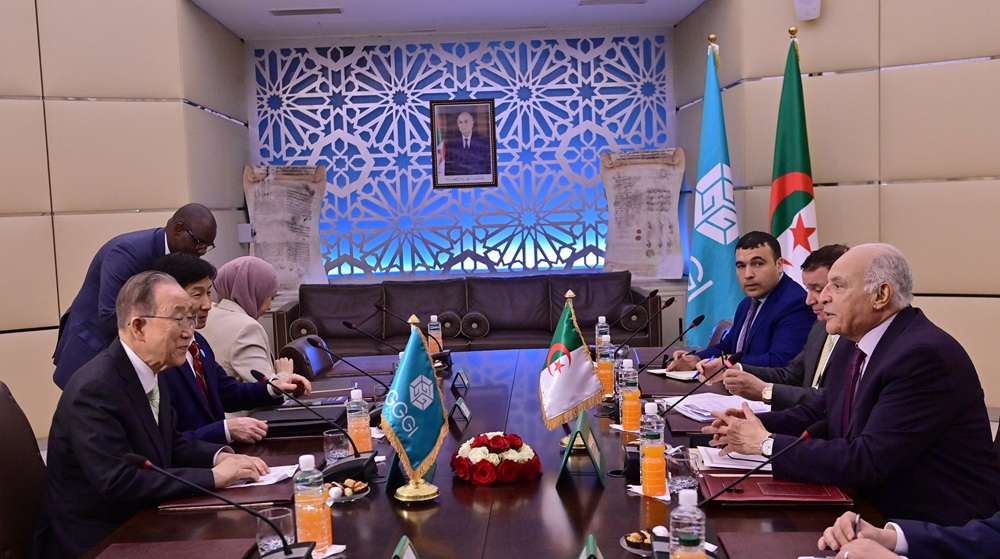 أحمد عطاف يستقبل بان كي مون