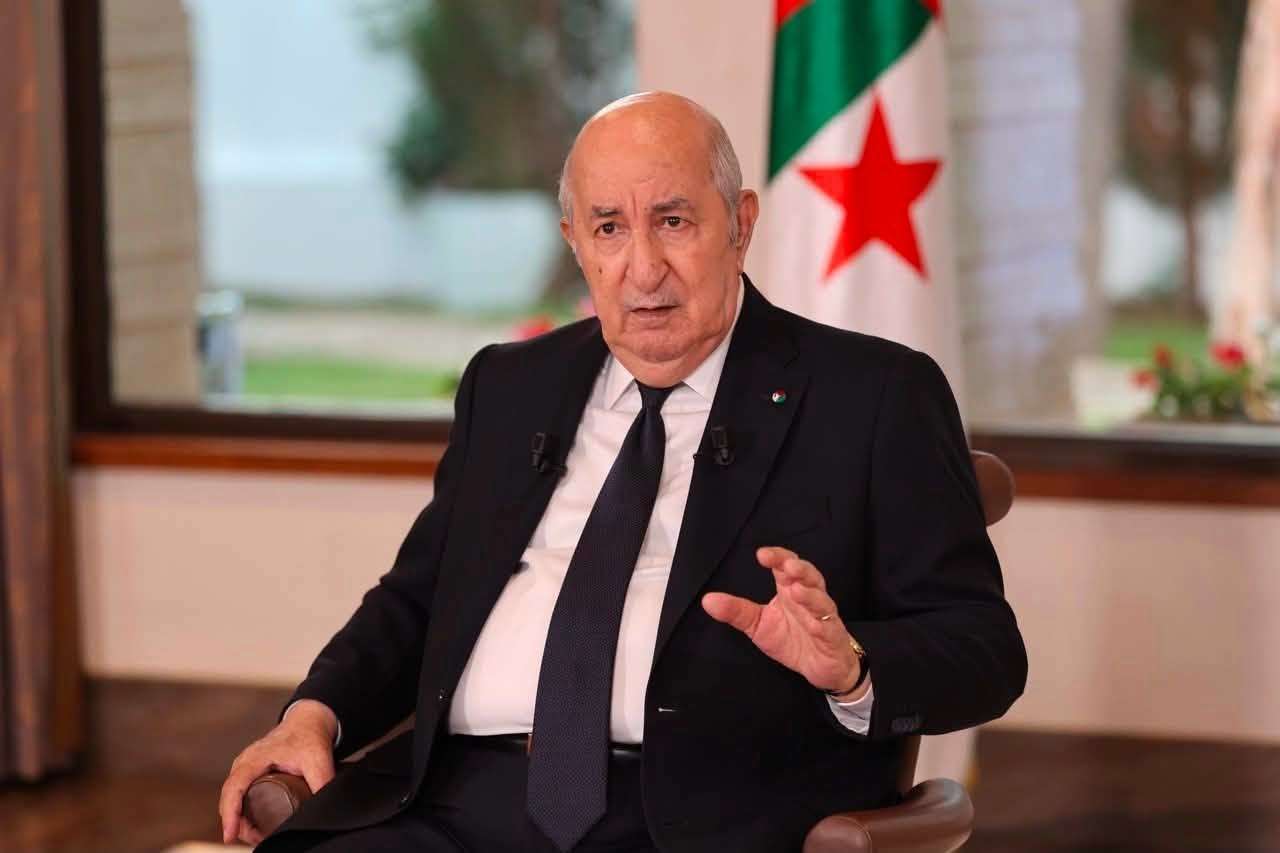 رئيس الجمهورية عبد المجيد تبون