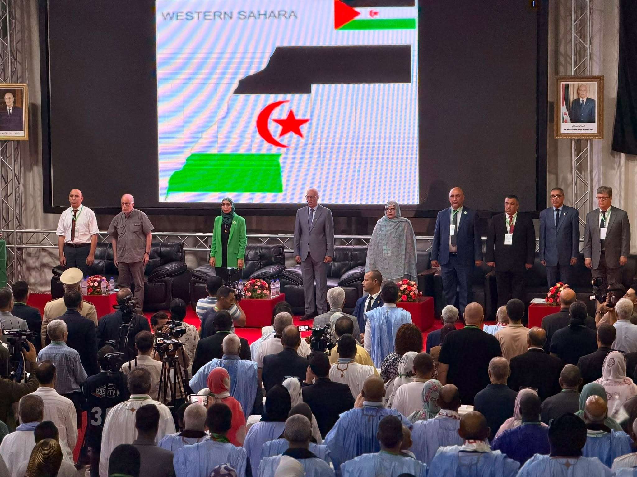 الرئيس الصحراوي إبراهيم غالي البوليساريو