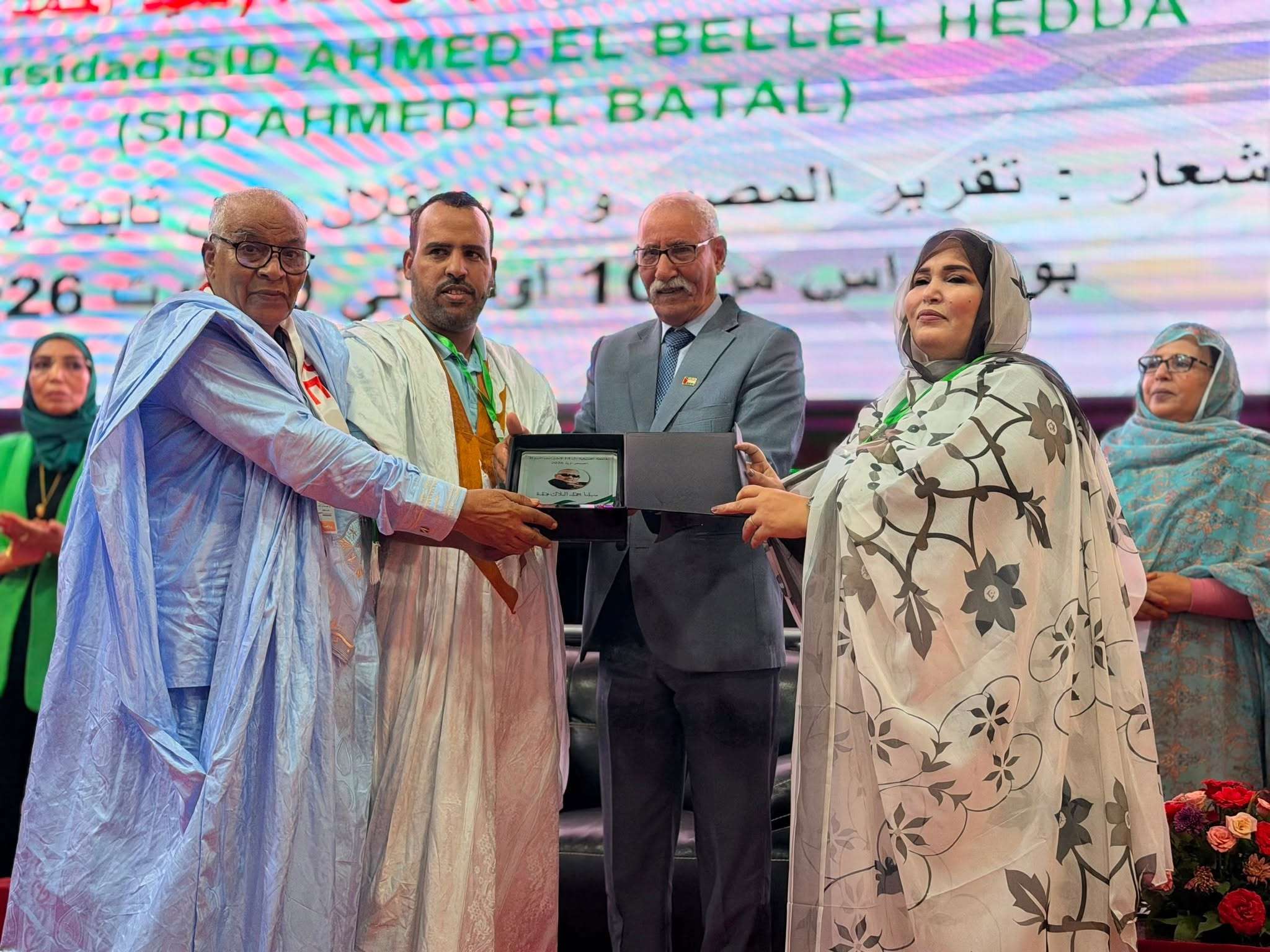 الرئيس الصحراوي إبراهيم غالي البوليساريو