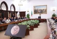 رئيس الجمهورية عبد المجيد تبون مجلس الوزراء