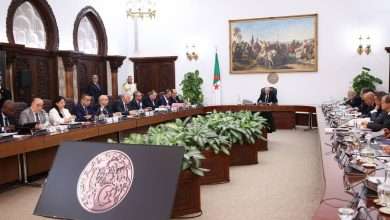 رئيس الجمهورية عبد المجيد تبون مجلس الوزراء
