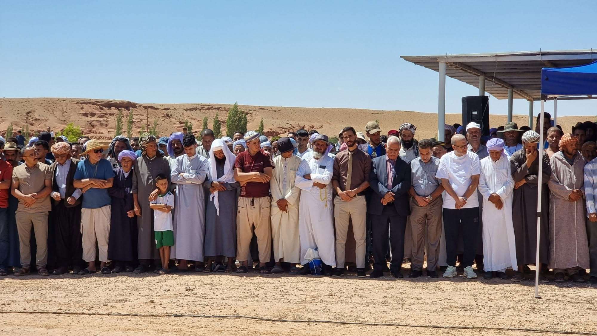 جنازة الطفل أيوب الغاسول البيض