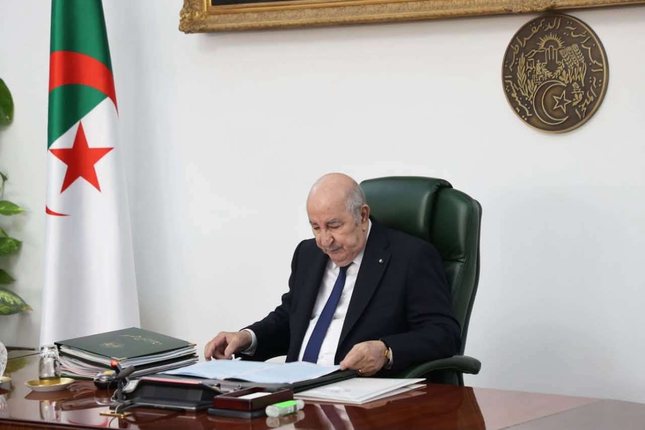 رئيس الجمهورية عبد المجيد تبون